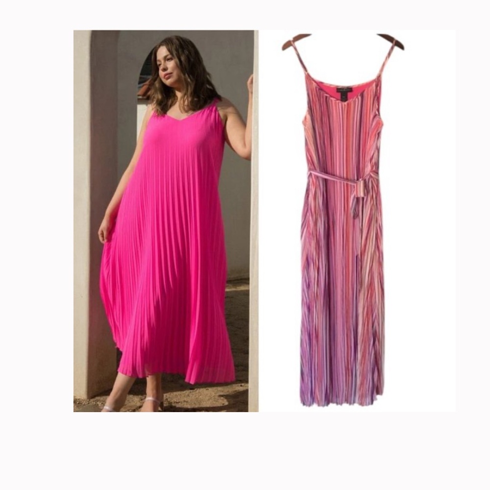 Lane Bryant Striped Maxi Dress